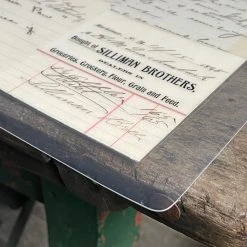 John Derian Company Inc Dining & Tabletop One Of A Kind Collaged Script Mat (P02)