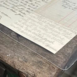 John Derian Company Inc One Of A Kind Collaged Script Mat (P03)