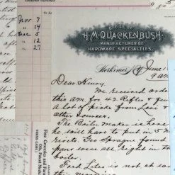 John Derian Company Inc One Of A Kind Collaged Script Mat (P07)