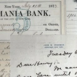 John Derian Company Inc One Of A Kind Collaged Script Mat (P08) Dining & Tabletop