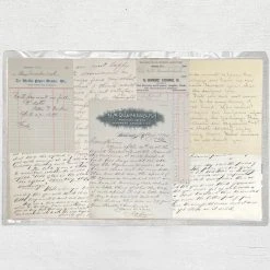 John Derian Company Inc Dining & Tabletop One Of A Kind Collaged Script Mat (P11)