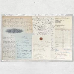 John Derian Company Inc Dining & Tabletop One Of A Kind Collaged Script Mat (P12)