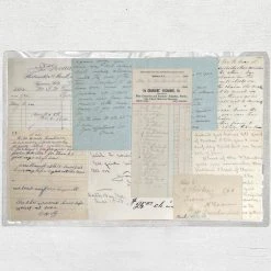 John Derian Company Inc One Of A Kind Collaged Script Mat (P13)