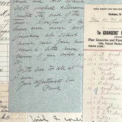 John Derian Company Inc One Of A Kind Collaged Script Mat (P13)