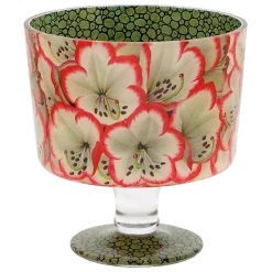 John Derian Decoupage Rhododendron Neige & Cerise