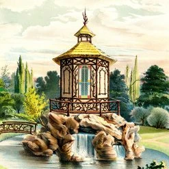 John Derian Company Pagoda Silk Scarf