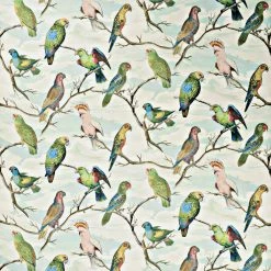 Designers Guild Fabrics Parrot Aviary Sky Blue