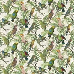 Designers Guild Parrot And Palm Azure