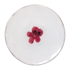 John Derian X ADV Pink Flower Plate