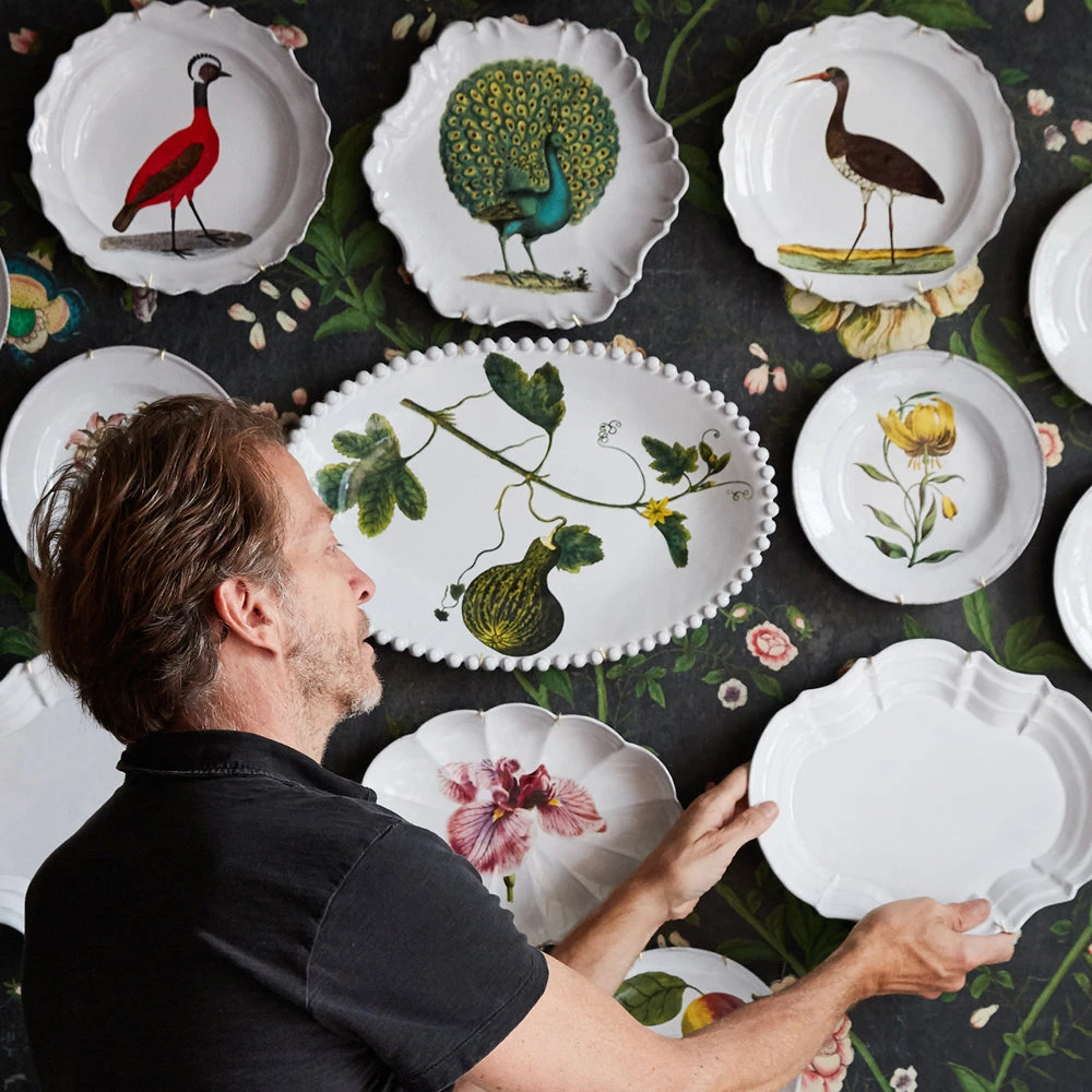 John Derian X ADV Dining & Tabletop Flat Squash Platter 4 John Derian X ADV Dining & Tabletop Flat Squash Platter