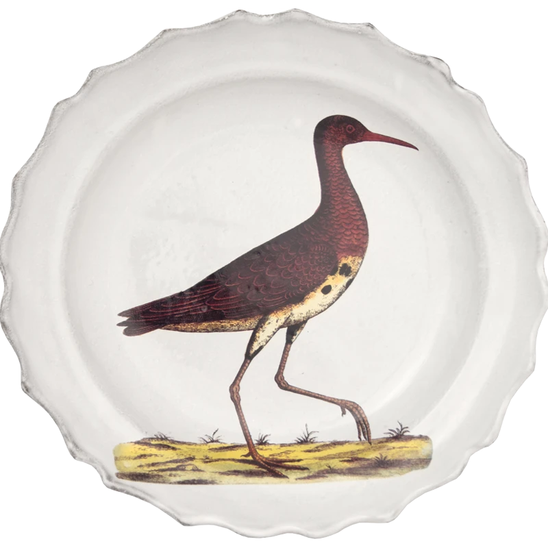John Derian X ADV Dining & Tabletop Pool Snipe Soup Plate 3 John Derian X ADV Dining & Tabletop Pool Snipe Soup Plate