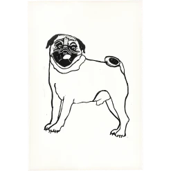 Hugo Guinness Pug Love Art & Objects