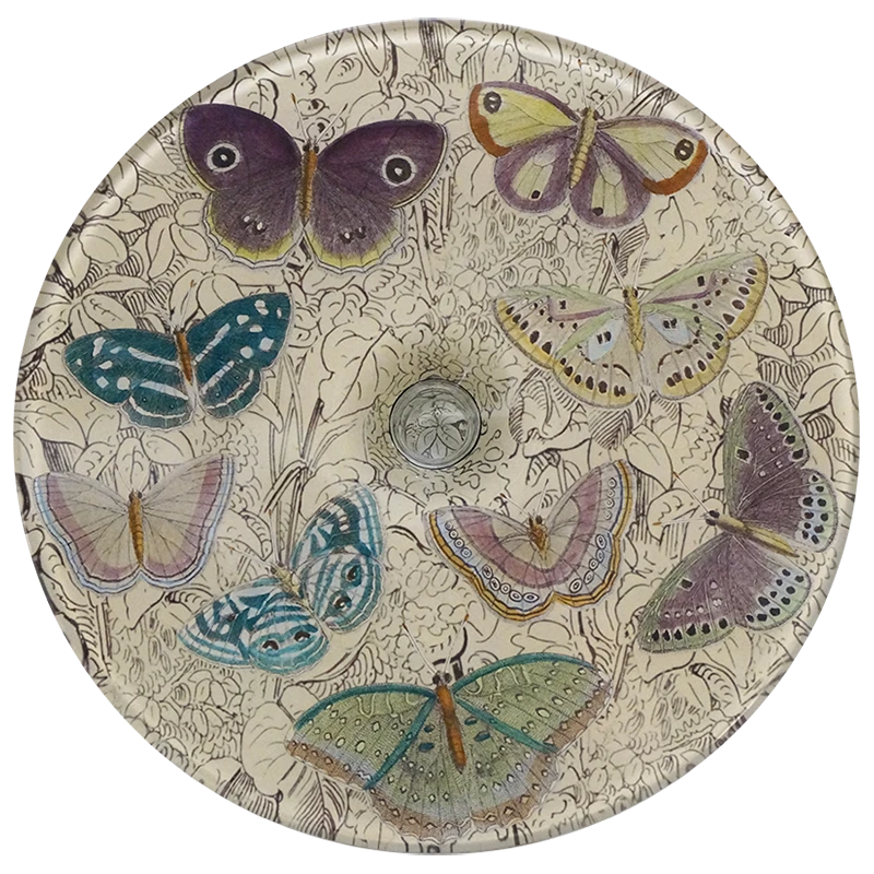 John Derian Purple Butterflies Decoupage 4 John Derian Purple Butterflies Decoupage