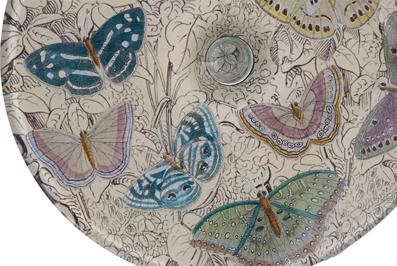 John Derian Purple Butterflies Decoupage 6 John Derian Purple Butterflies Decoupage