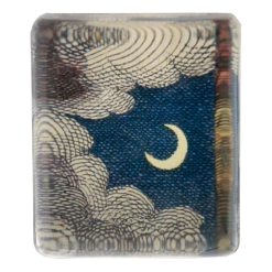 John Derian Decoupage Clouds & Crescent Moon