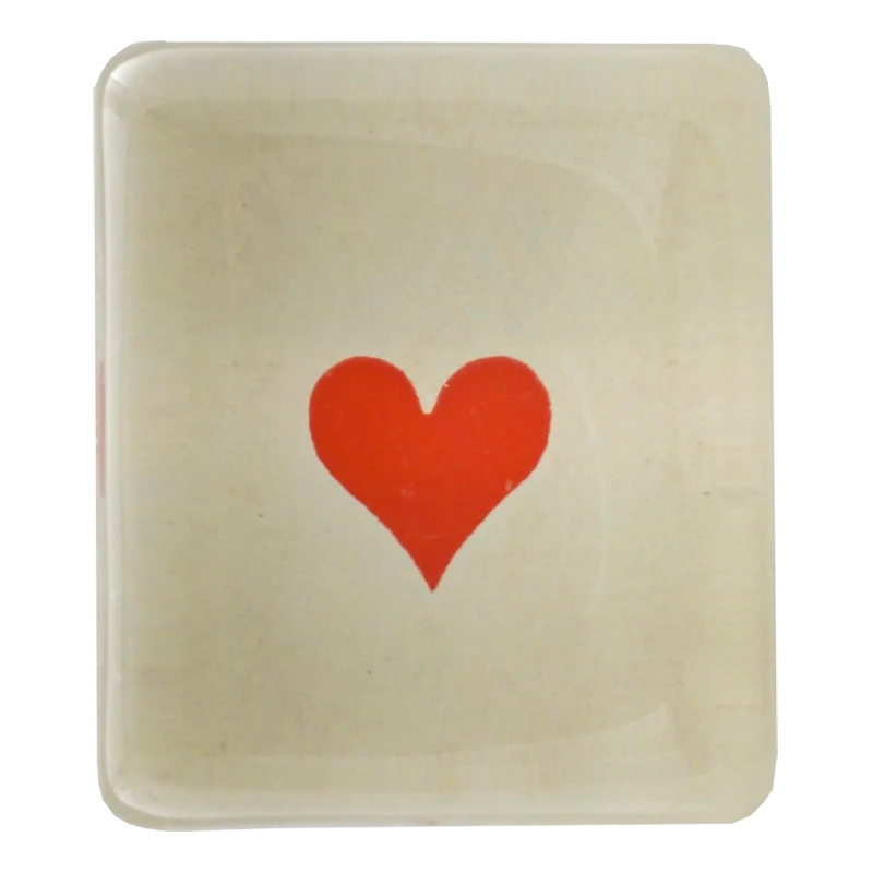 John Derian Decoupage Crisp Red Heart 3 John Derian Decoupage Crisp Red Heart