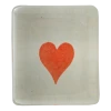 John Derian Painted Red Heart Decoupage