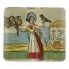 John Derian Lady With Owls Decoupage