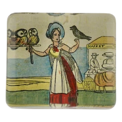 John Derian Lady With Owls Decoupage