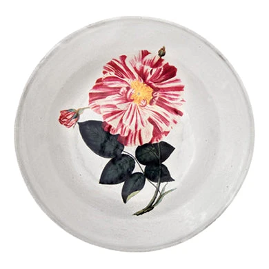 John Derian X ADV Rose Banco Soup Plate 3 John Derian X ADV Rose Banco Soup Plate