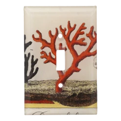 John Derian Red Coral Decoupage