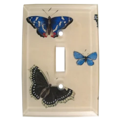 John Derian Decoupage Blue Butterflies