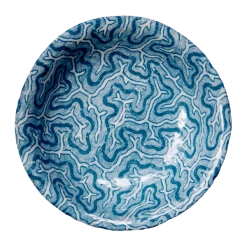 John Derian X ADV Blue Coral Deep Saucer