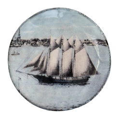 John Derian X ADV Dining & Tabletop Tern Schooner Saucer