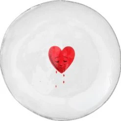 John Derian X ADV Crying Heart Saucer Dining & Tabletop