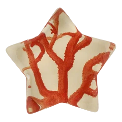 John Derian Red Coral Decoupage