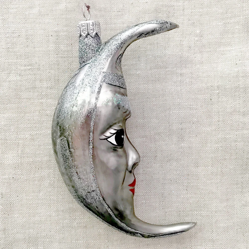 Wiktoria Silver Moon Ornament Holiday 3 Wiktoria Silver Moon Ornament Holiday