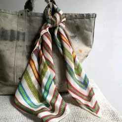 John Derian Company Square Maze Silk Scarf