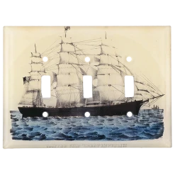 John Derian Decoupage Clipper Ship