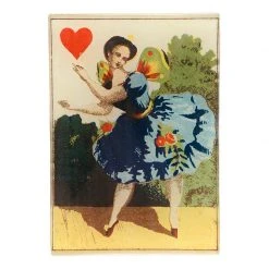 John Derian Cards - Hearts - Queen Decoupage