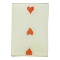 John Derian 3 Of Hearts (Suits Four Straight)