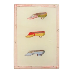 John Derian Slippers Decoupage