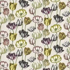 Designers Guild Fabrics Variegated Tulips Buttermilk