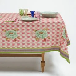 Dining & Tabletop Lisa Corti Panel In Veranda Magenta Pink 140 X 240cm