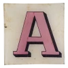 John Derian Block Letter A