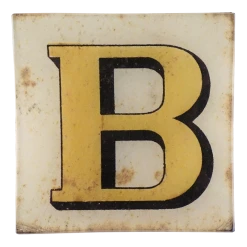 John Derian Block Letter B