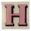 John Derian Block Letter H