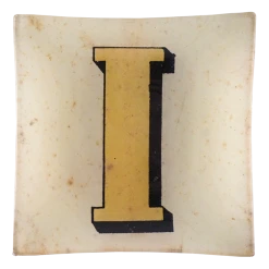 John Derian Decoupage Block Letter I