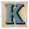 John Derian Block Letter K