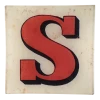 John Derian Block Letter S