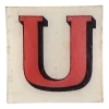 John Derian Decoupage Block Letter U 1 John Derian Decoupage Block Letter U