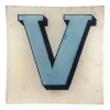 John Derian Block Letter V