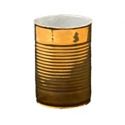 Astier De Villatte Conserve Mini Tall Vase (Gold Exterior)