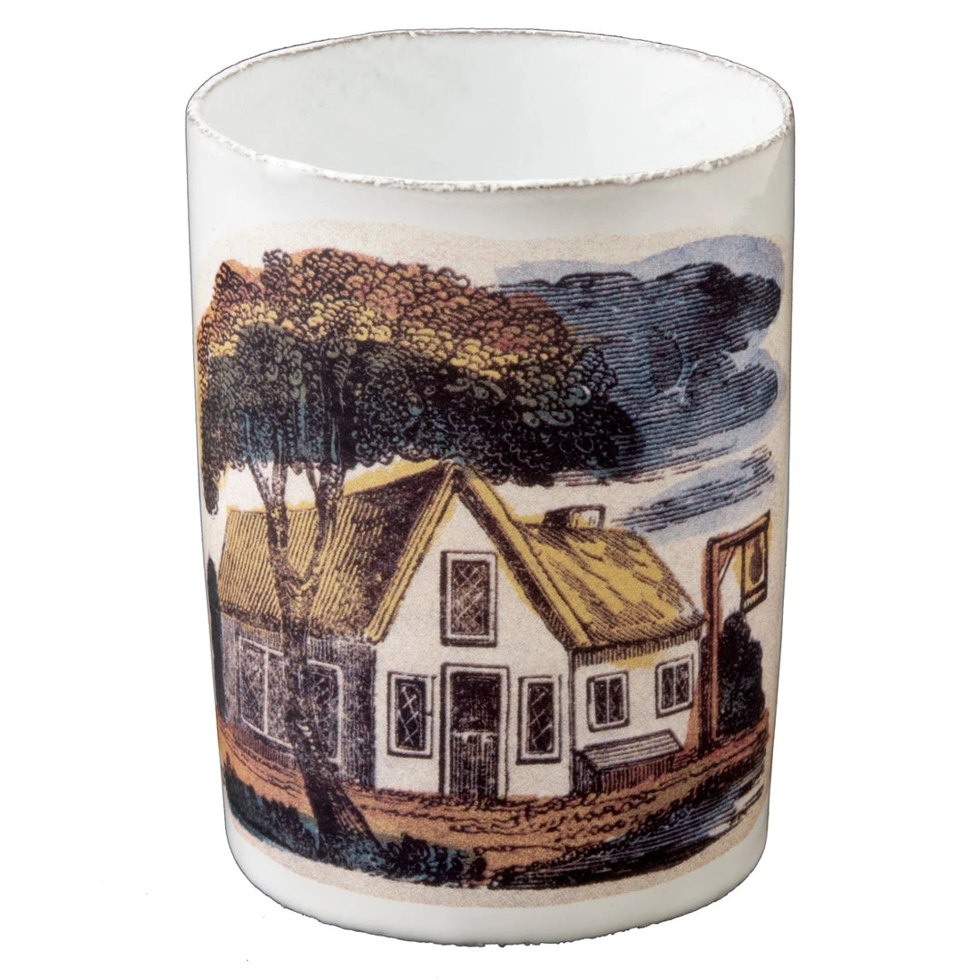John Derian X ADV Vase With House Under Tree 3 John Derian X ADV Vase With House Under Tree