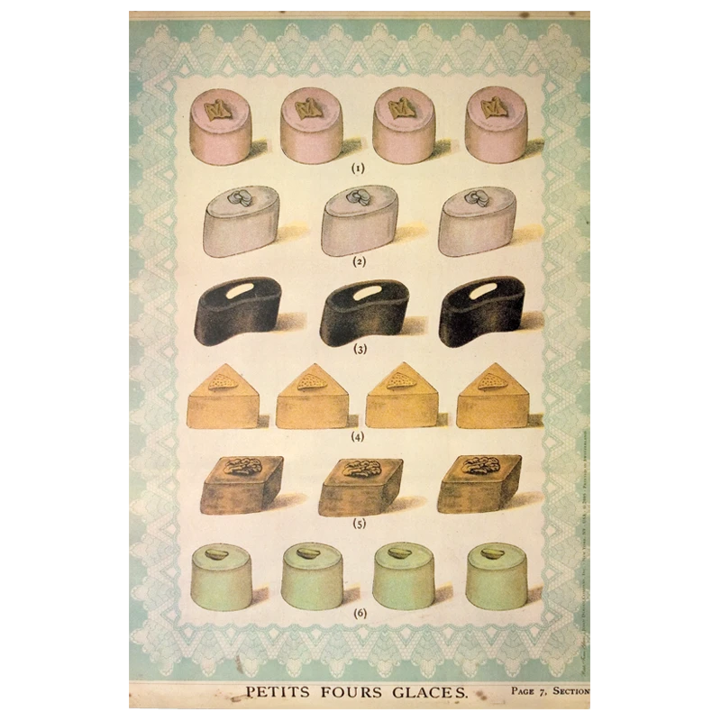 John Derian Company Inc Petit Four (Roll Of 5 Sheets) Small Goods 3 John Derian Company Inc Petit Four (Roll Of 5 Sheets) Small Goods