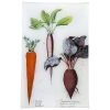John Derian Radish, Carrot, Beet (Kitchen Vegetables) Decoupage